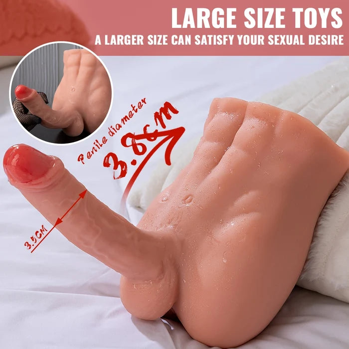 Leo：3.58kg Male Sex Torso with 7 inch Dildo