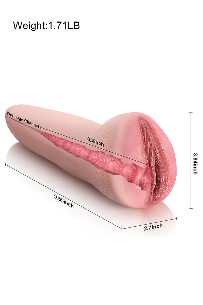 Dawn: 776g Silikon-Pocket-Pussy mit jungfräulichen Schamlippen