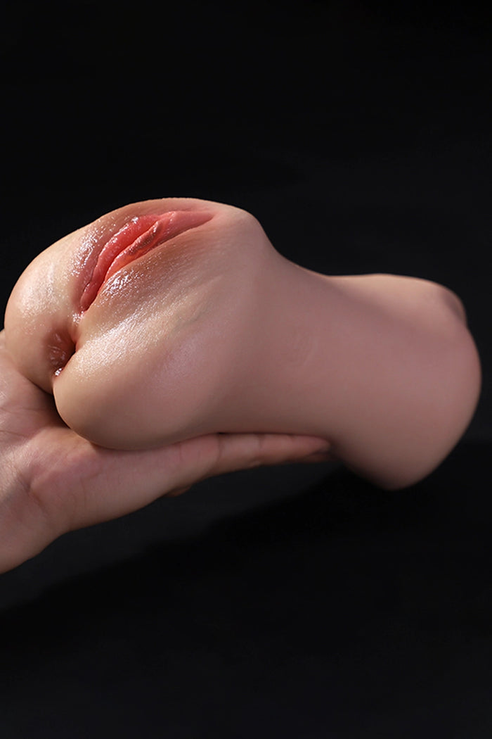 Emma: 1,04kg 3-in-1 Silikon-Pocket-Pussy mit sexy Mund
