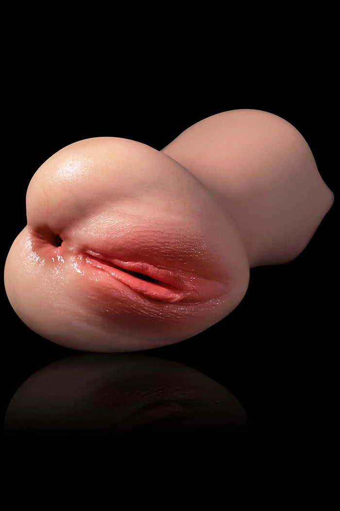 Emma: 1,04kg 3-in-1 Silikon-Pocket-Pussy mit sexy Mund