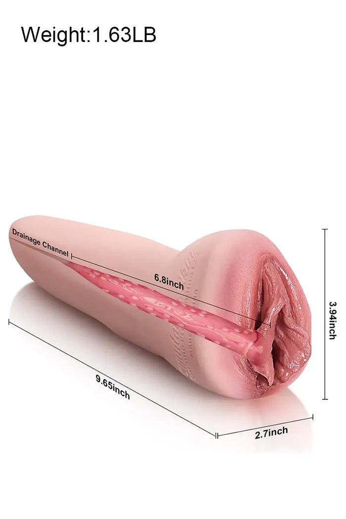 Grace: 739g ultrarealistisches Silikon Pocket Pussy