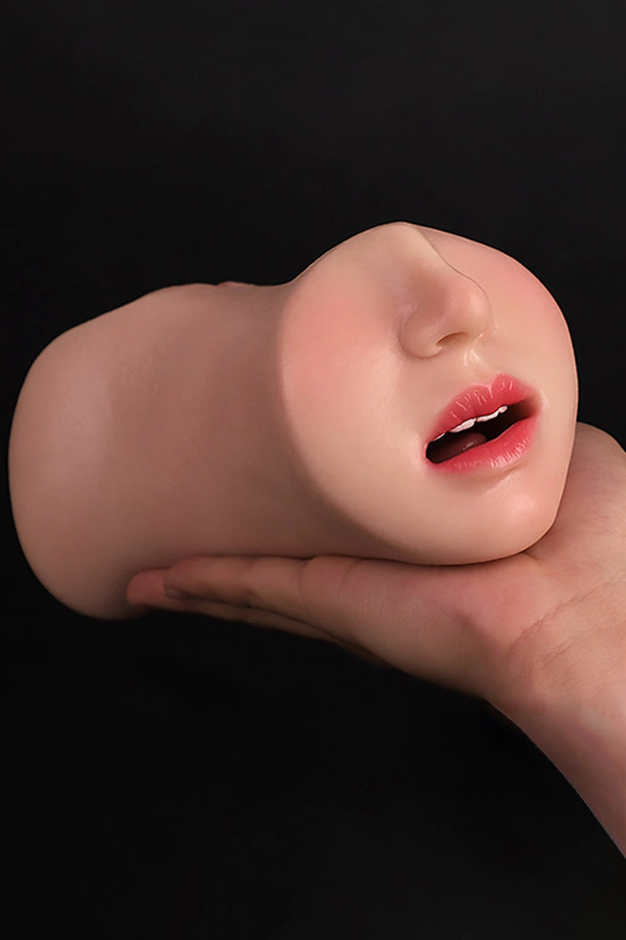 Janice: 900g schwere sexy 3-in-1-Silikon-Pocket-Pussy