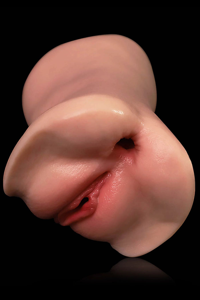 Janice: 900g schwere sexy 3-in-1-Silikon-Pocket-Pussy