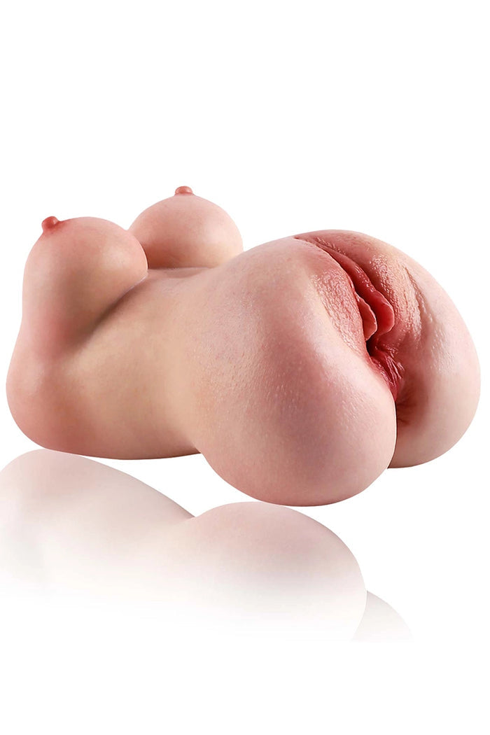 Kait: 1,4kg schwere Silikon-Pocket-Pussy mit Brüsten
