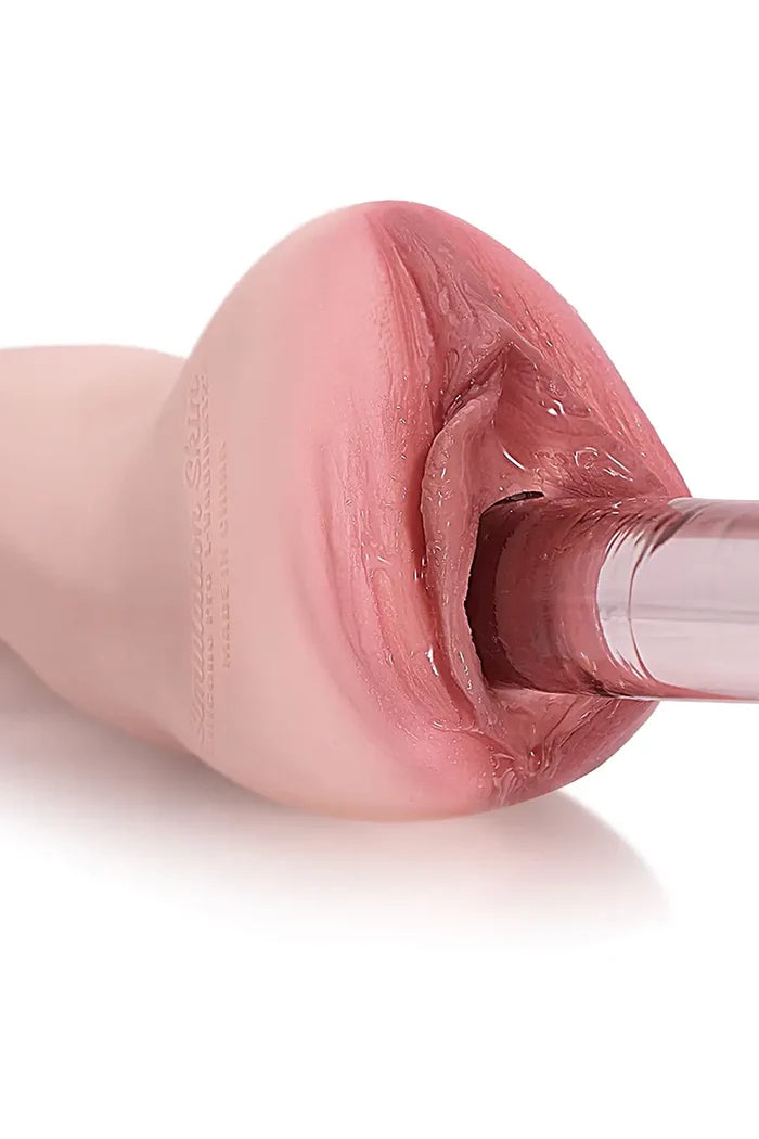 Luxe: 730g schwere Vollsilikon Vagina