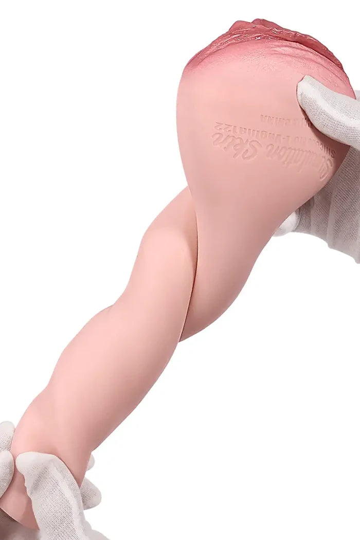 Luxe: 730g schwere Vollsilikon Vagina