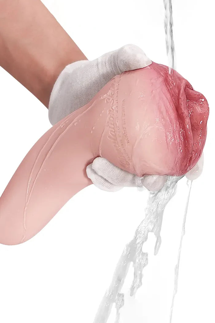 Luxe: 730g schwere Vollsilikon Vagina