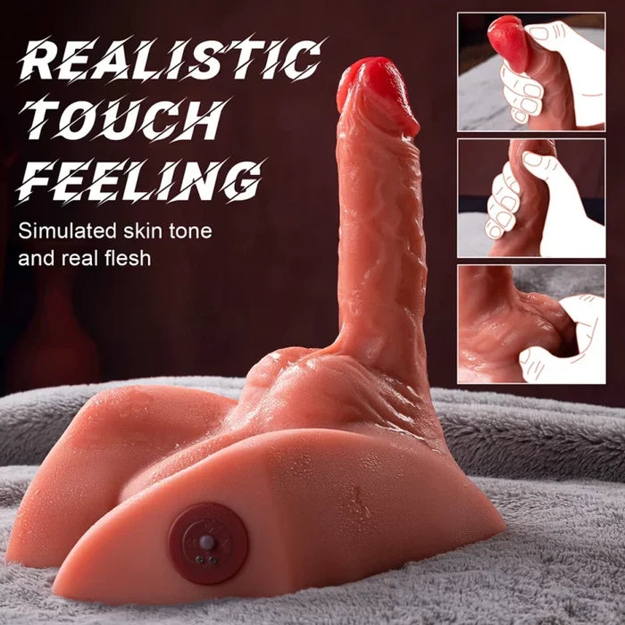 Mark：2.6kg male torso with 20 cm long telescopic dildo