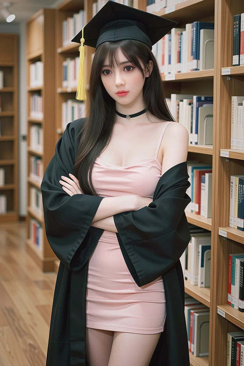 Moira: 140cm realistische asiatische Sexpuppe mit großen Brüsten und weicher Haut