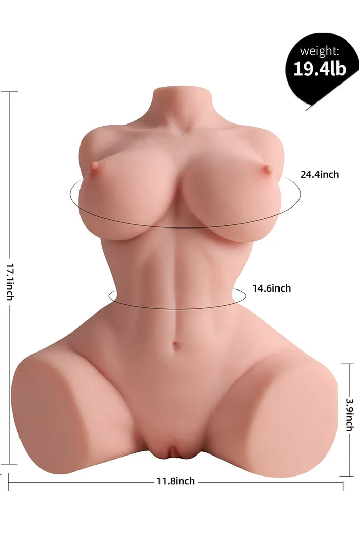 Daisy: 8,8kg Ultrarealistischer Weiblicher Sextorso